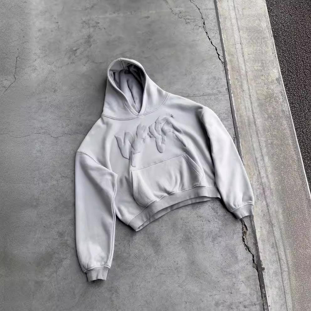 Hip Hop Puff Print Hooded Casual Pullover Sweater - MRC STORETopMy StoreHip Hop Puff Print Hooded Casual Pullover Sweater - MRC STOREMRC STORECJWY211768103CXGrayL