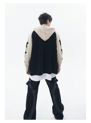 Loose Hooded Zip Cardigan - MRC STORETopMy StoreLoose Hooded Zip Cardigan - MRC STOREMRC STORECJYD197531502BYBlackL