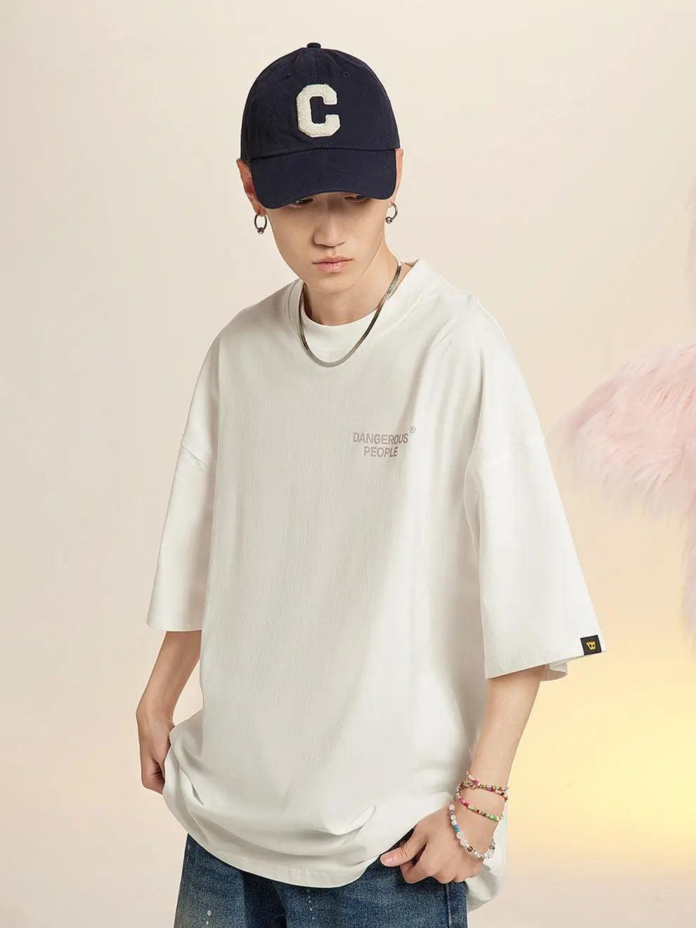 Loose Splash - Ink Paper Bag Graphic Tee - MRC STORETopMy StoreLoose Splash - Ink Paper Bag Graphic Tee - MRC STOREMRC STORECJYH210658506FUWhiteL