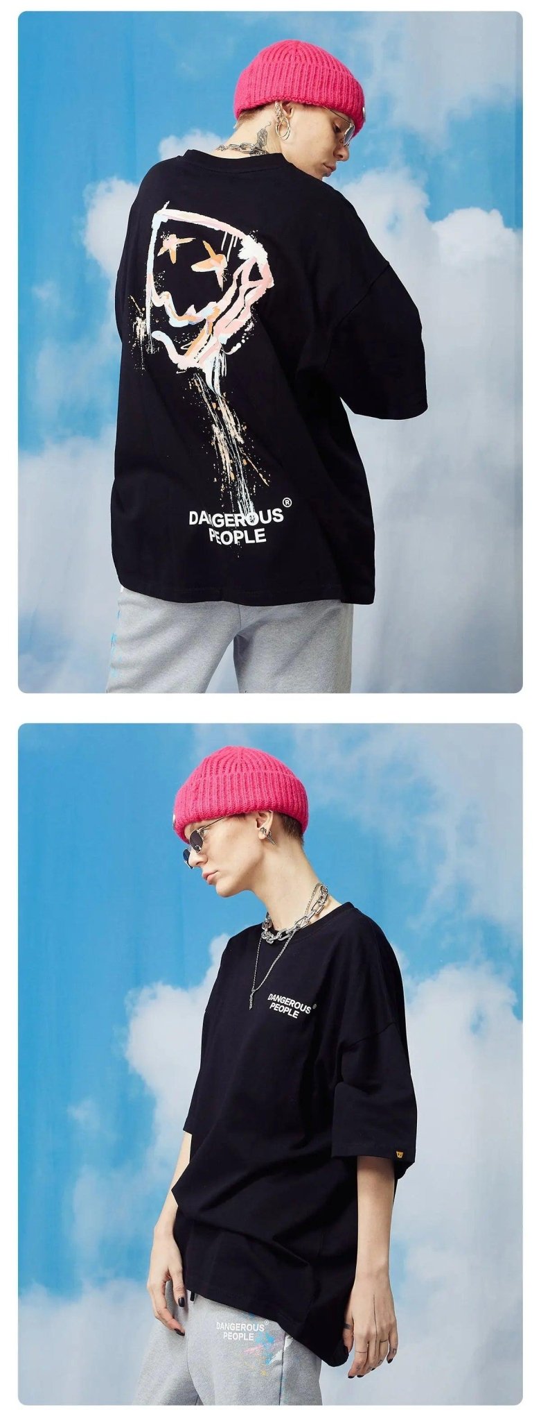 Loose Splash - Ink Paper Bag Graphic Tee - MRC STORETopMy StoreLoose Splash - Ink Paper Bag Graphic Tee - MRC STOREMRC STORECJYH210658506FUWhiteL