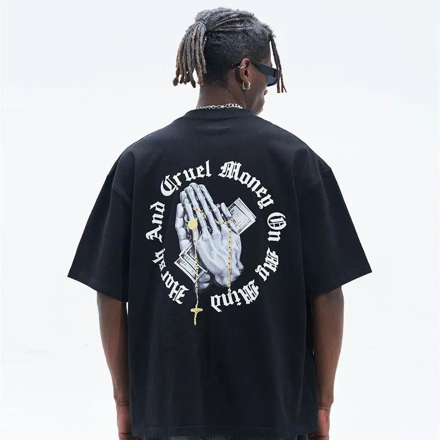 Simple Loose Printed Tee - MRC STORETopMy StoreSimple Loose Printed Tee - MRC STOREMRC STORECJYH148597403CXBlackL