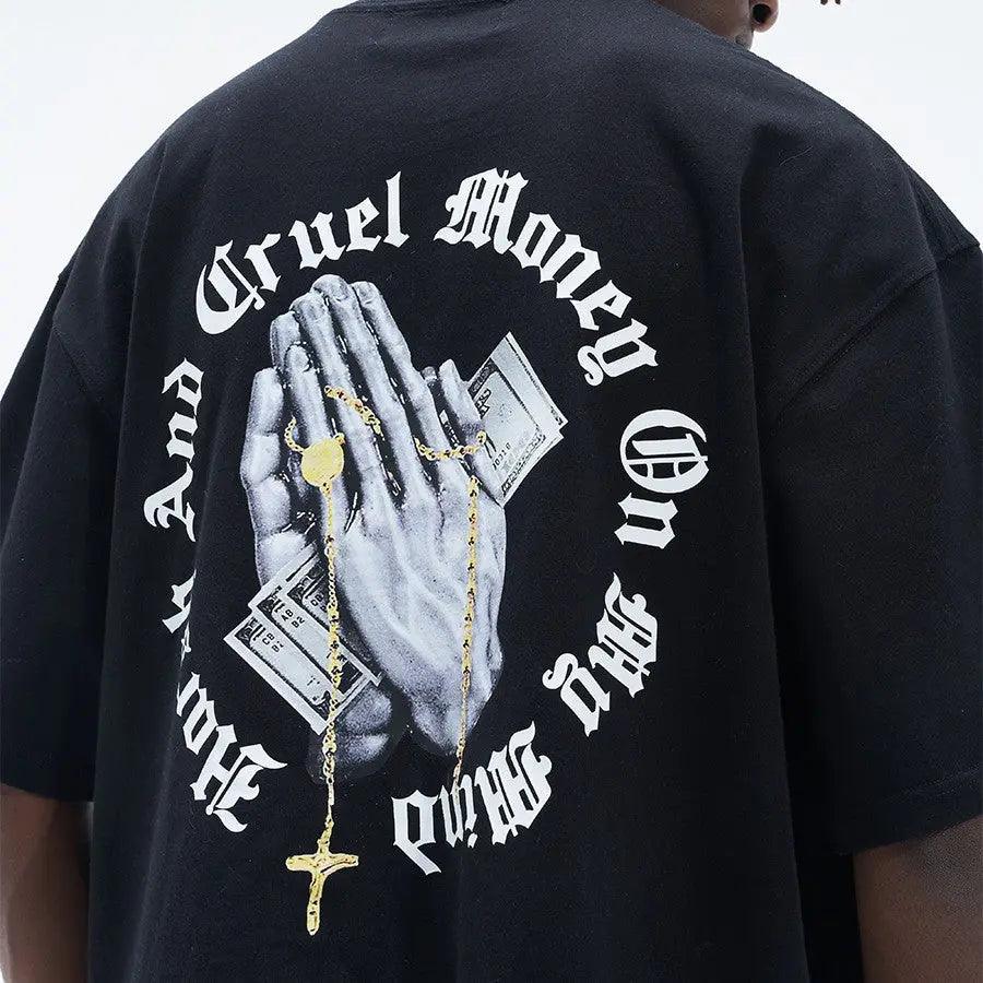 Simple Loose Printed Tee - MRC STORETopMy StoreSimple Loose Printed Tee - MRC STOREMRC STORECJYH148597403CXBlackL