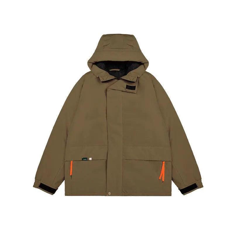Street Windproof Hooded Cotton Jacket - MRC STORETopMy StoreKhaki Green Street Windproof Hooded Cotton Jacket - MRC STOREMRC STORECJYR165417005EVKhakiL