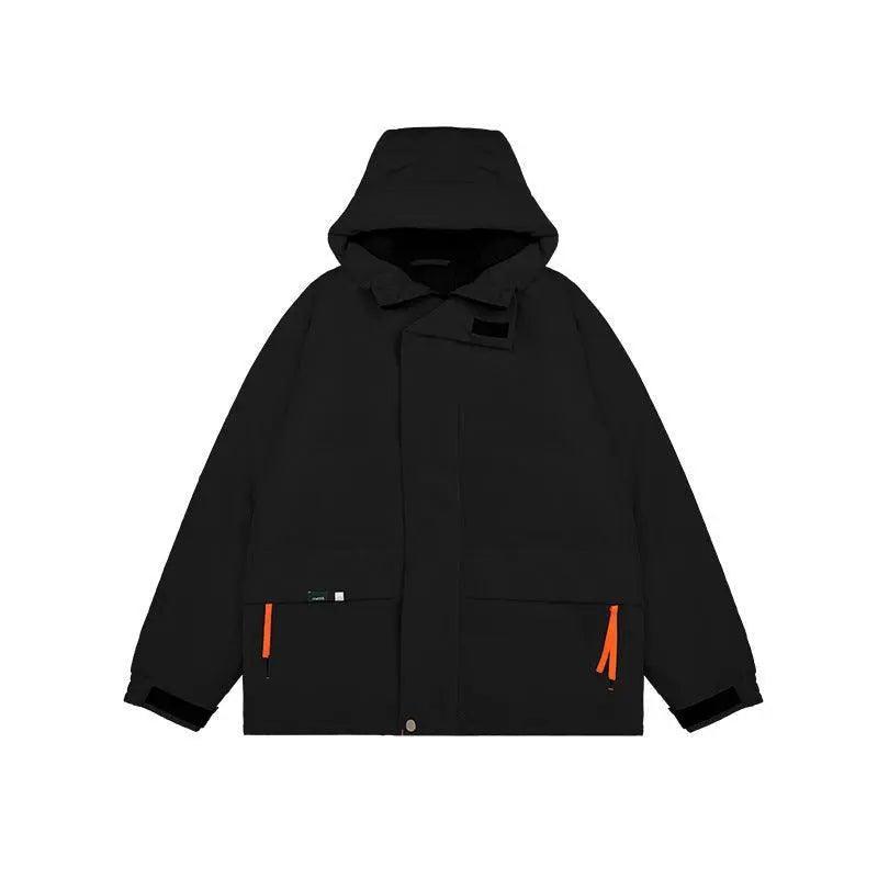 Street Windproof Hooded Cotton Jacket - MRC STORETopMy StoreKhaki Green Street Windproof Hooded Cotton Jacket - MRC STOREMRC STORECJYR165417011KPBlackL
