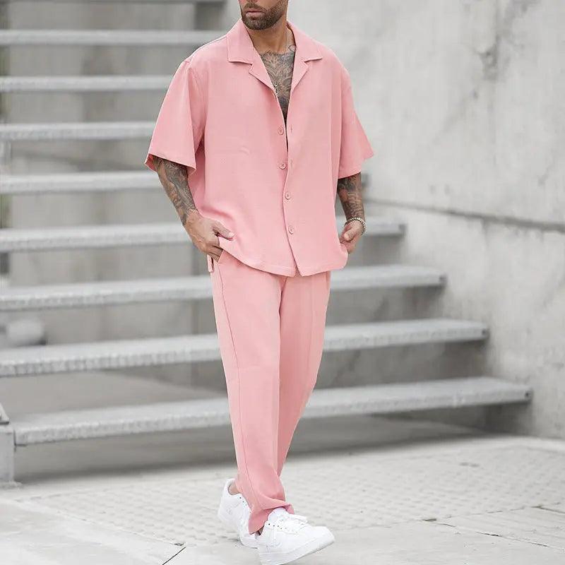 Summer Casual Shirt & Pants Set - MRC STORETopMy StoreSummer Casual Shirt & Pants Set - MRC STOREMRC STORECJTW179991507GTBlackL