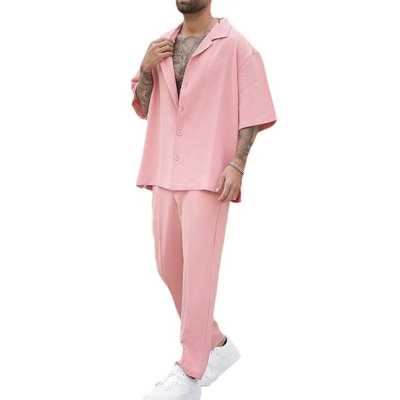 Summer Casual Shirt & Pants Set - MRC STORETopMy StoreSummer Casual Shirt & Pants Set - MRC STOREMRC STORECJTW179991503CXPinkL