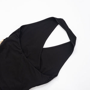 Suspender Top - V - Neck Pleated Navel - MRC STORETopMy StoreWomen’s Suspender Top - V - Neck Pleated Navel My Store MRC STORECJCS241982503CXBlackL