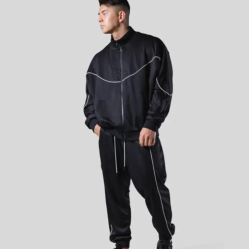 Trendy Korean Athletic Wear Style Running Set - MRC STORETopMy StoreTrendy Korean Athletic Wear Style Running Set - MRC STOREMRC STORECJYD191989603CXBlackL