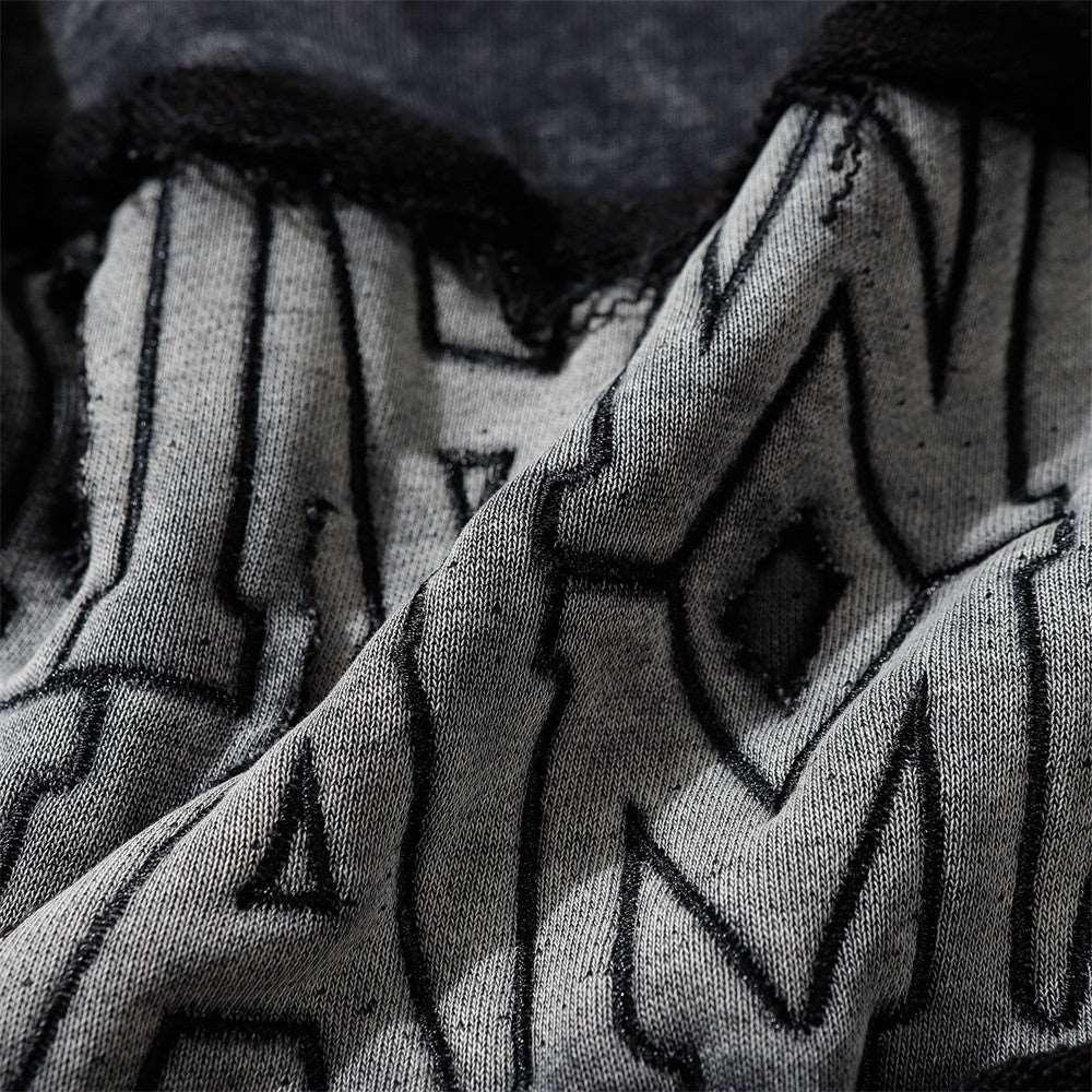 Vintage Black Acid Wash Hoodie with Embroidered Logo Patch - MRC STORETopMy StoreVintage Black Acid Wash Hoodie with Embroidered Logo Patch - MRC STOREMRC STORECJWY209581603CXBrownL