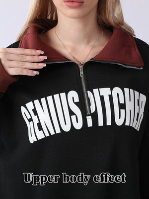 Women's Long Sleeved Sweatshirt - MRC STORETopMy StoreWomen's Long Sleeved Sweatshirt - MRC STOREMRC STORECJWY211856403CXBlackL