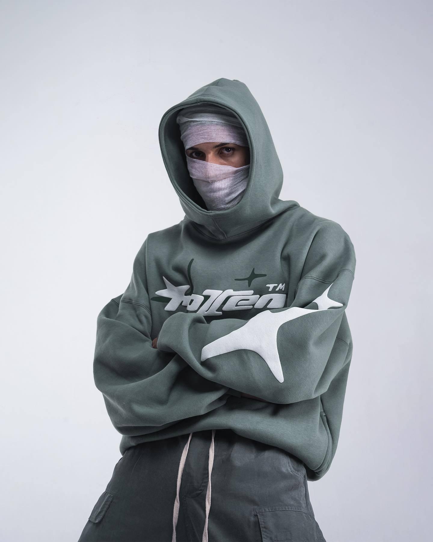 Y2G Printed Turtleneck Hoodie - MRC STORETopMy StoreY2G Printed Turtleneck Hoodie - MRC STOREMRC STORECJWY211501707GTBlackL