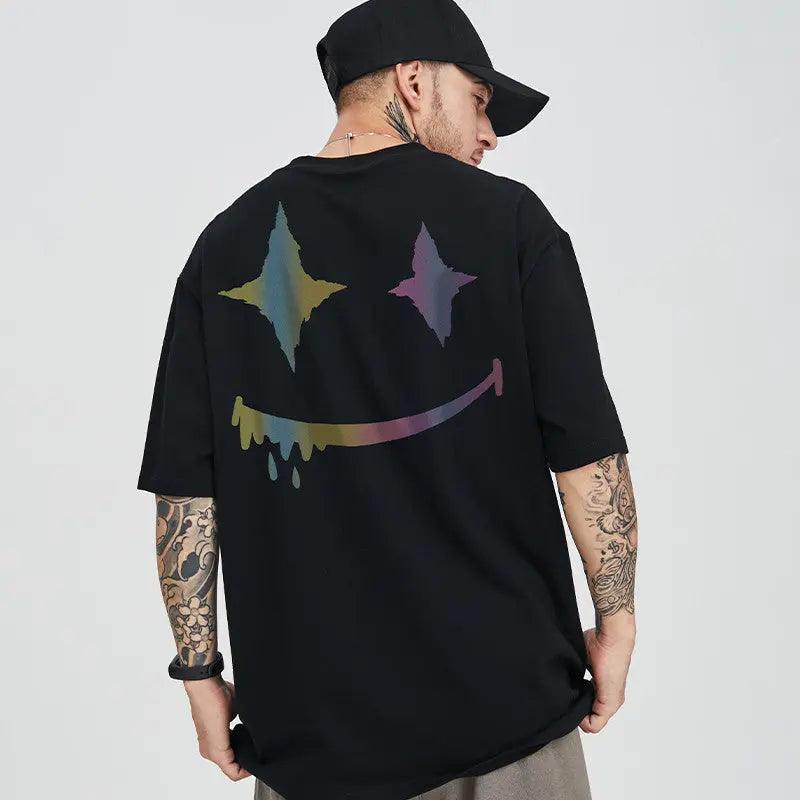 Loose Plus Size Round Neck T-Shirt - MRC STORETopMy StoreLoose Plus Size Round Neck T-Shirt - MRC STOREMRC STORECJYH149012902BYBlackM
