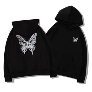 American Retro Butterfly Hoodie - MRC STORETopMy StoreAmerican Retro Butterfly Hoodie - MRC STOREMRC STORECJWY199943404DWBlack Without Velvet2XL