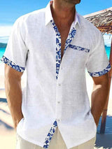 Relaxed Seaside Casual Shirt - MRC STOREtopMy StoreRelaxed Seaside Casual ShirtMRC STORECJDS1787504-White-2XLWhite2XL
