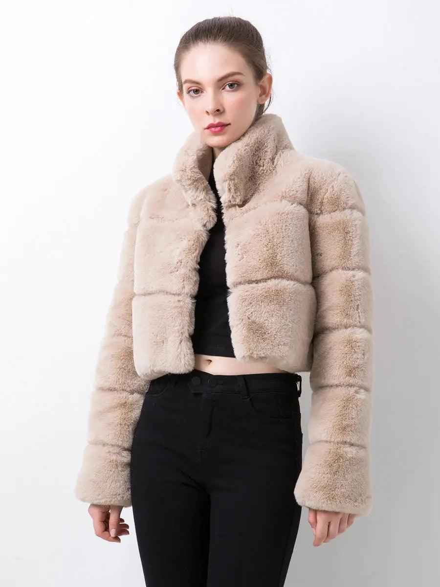 Chic Faux Fur jacket - MRC STOREtopMy StoreChic Faux Fur jacketMRC STORECJYD210212503CXSapphire BlueL