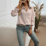 Striped Commuter Cardigan - MRC STORETopMy StoreStriped Commuter CardiganMRC STORECJYD210338107GTKhakiL