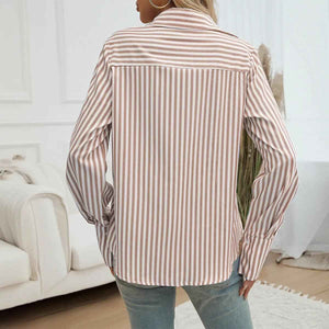 Striped Commuter Cardigan - MRC STORETopMy StoreStriped Commuter CardiganMRC STORECJYD210338107GTKhakiL