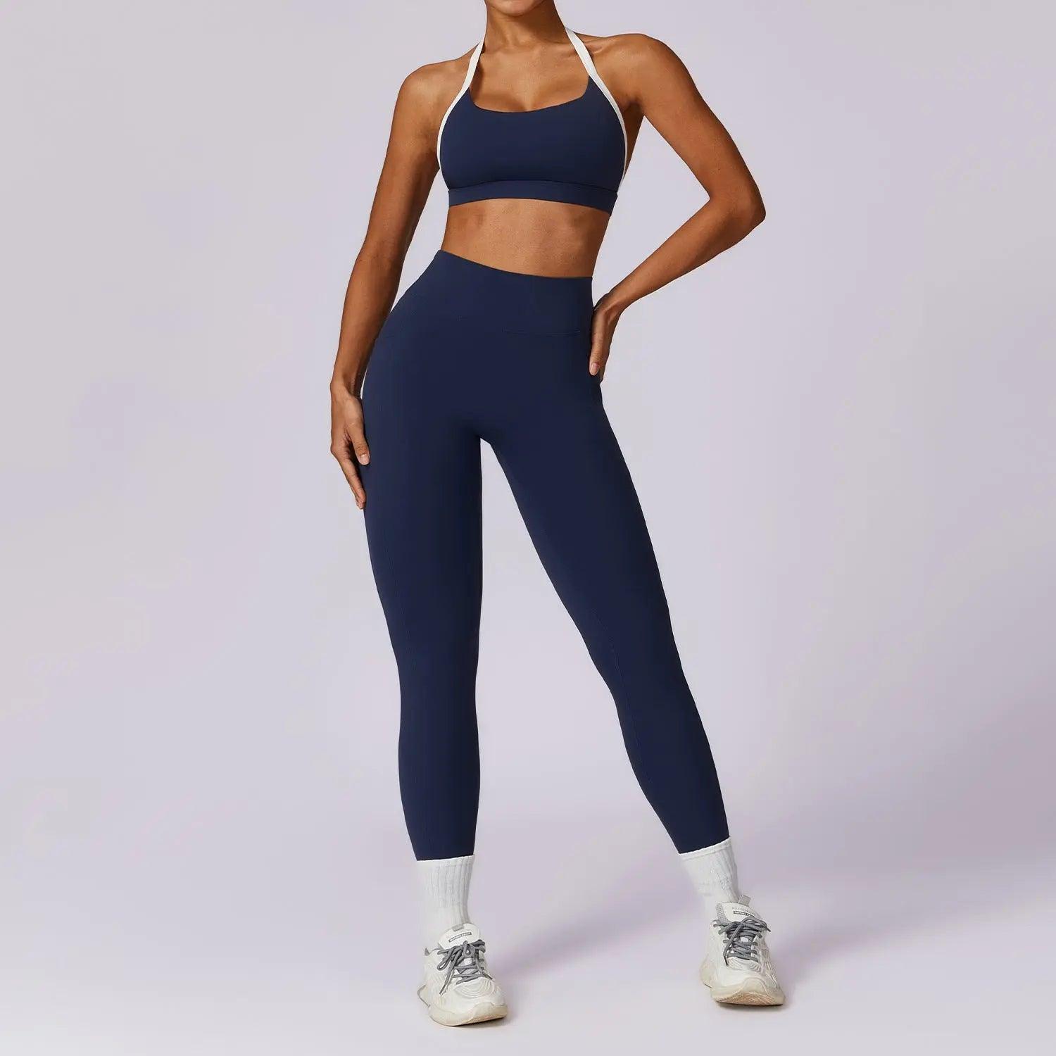 Spring Casual Contrast Color Yoga Suit - MRC STORETopMy StoreSpring Casual Contrast Color Yoga Suit - MRC STOREMRC STORECJDK200349015OLBra Trousers Badge BlueL