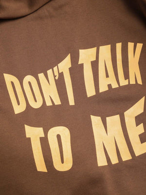 Don't Talk To Me Letters Printed Hoodie - MRC STORETopMy StoreDon't Talk To Me Letters Printed Hoodie - MRC STOREMRC STORECJWY1780550-Brown-2XLBrown2XL