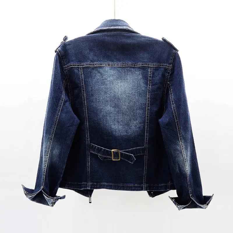 Slim Fit Denim Coat - MRC STORETopMy StoreSlim Fit Denim CoatMRC STORECJQB211049711KPLight Blue2XL