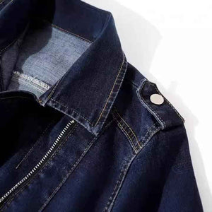 Slim Fit Denim Coat - MRC STORETopMy StoreSlim Fit Denim CoatMRC STORECJQB211049711KPLight Blue2XL