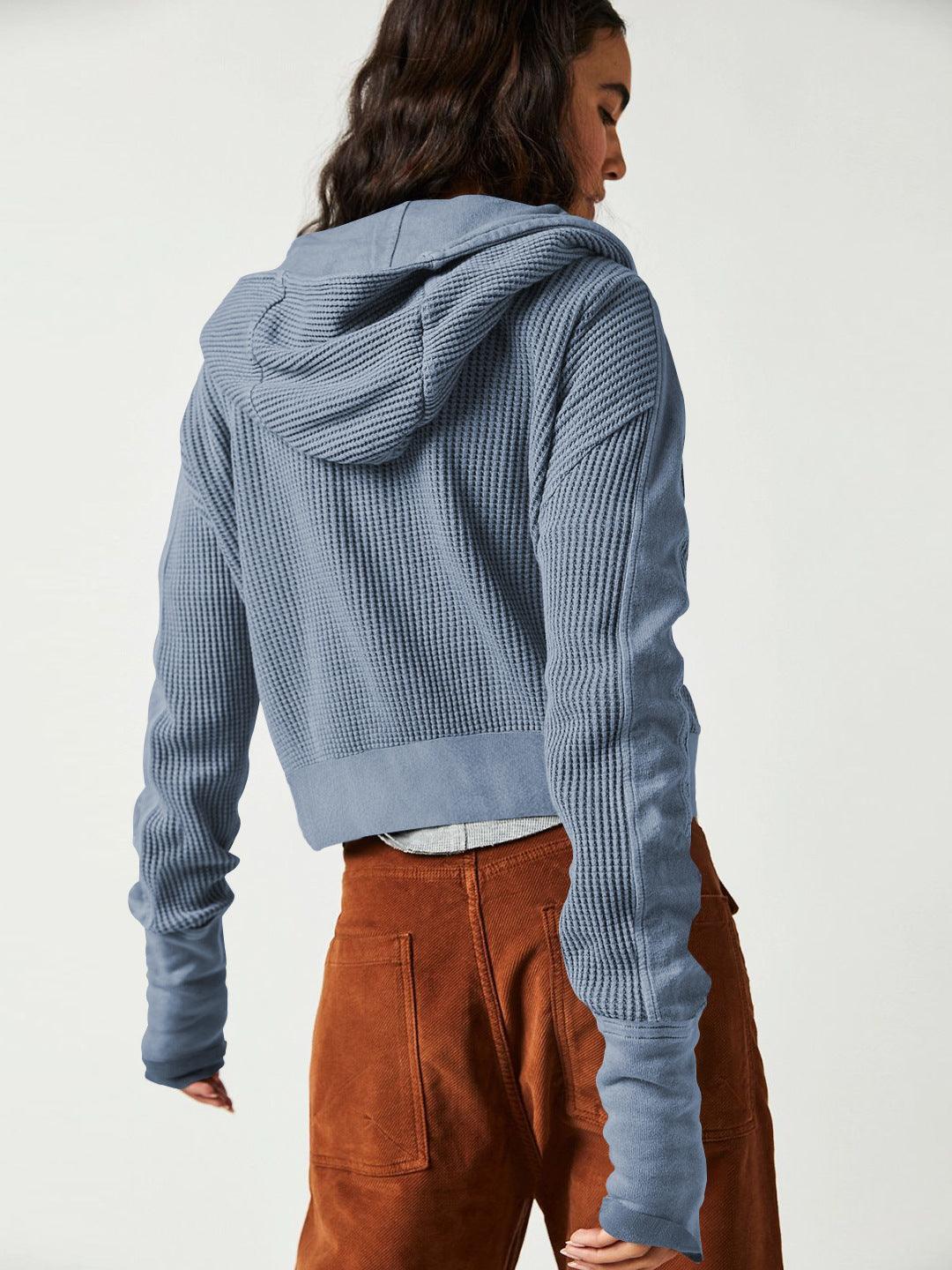Patchwork Zipper Cardigan - MRC STORETopMy StorePatchwork Zipper Cardigan - MRC STOREMRC STORECJWY208814911KPEWLA029 BeigeL
