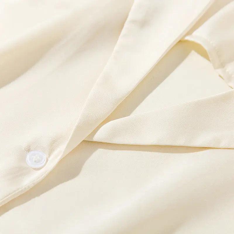 Luxurious Silk Satin Shirt - MRC STORETopMy StoreLuxurious Silk Satin Shirt - MRC STOREMRC STORECJNSSYCS06420-Green-LGreenL