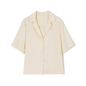 Luxurious Silk Satin Shirt - MRC STORETopMy StoreLuxurious Silk Satin Shirt - MRC STOREMRC STORECJNSSYCS06420-Green-LGreenL