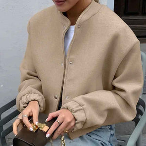 Loose Woolen Coat - MRC STORETopMy StoreLoose Woolen CoatMRC STORECJQB210713803CXKhakiL