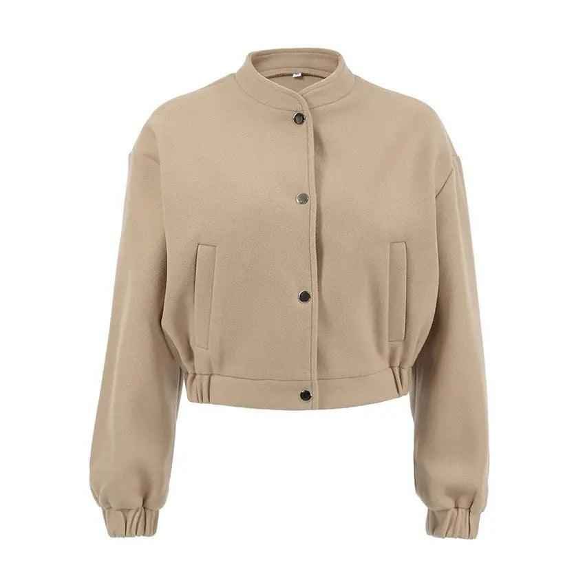 Loose Woolen Coat - MRC STORETopMy StoreLoose Woolen CoatMRC STORECJQB210713803CXKhakiL