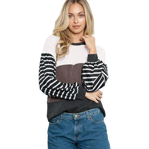 Striped Splicing Knit sweater - MRC STORETopMy StoreStriped Splicing Knit sweater - MRC STOREMRC STORECJMY197783803CXLC25123051 ColorL