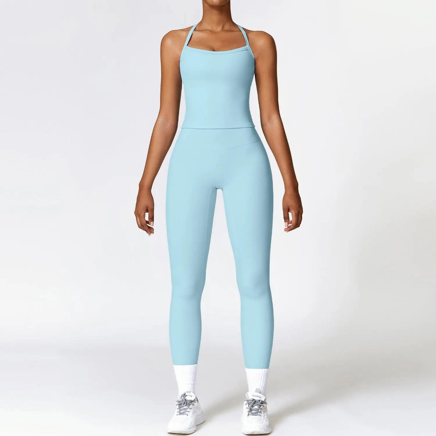 Outdoor Running Sports Set - MRC STORETopMy StoreOutdoor Running Sports Set - MRC STOREMRC STORECJTZ211428621UFTank top pants sky blueL