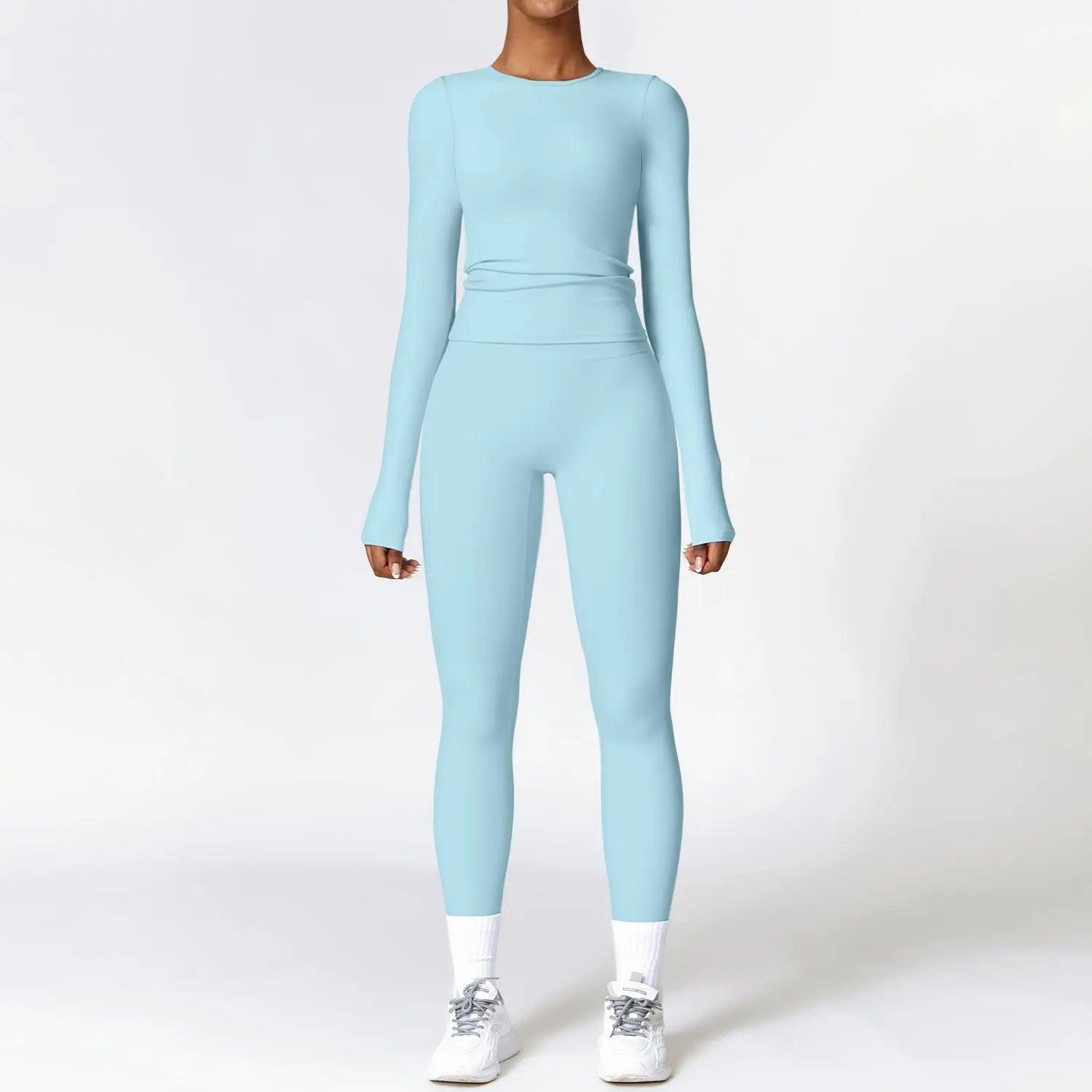 Outdoor Running Sports Set - MRC STORETopMy StoreOutdoor Running Sports Set - MRC STOREMRC STORECJTZ211428629CXLong sleeved pants sky blueL