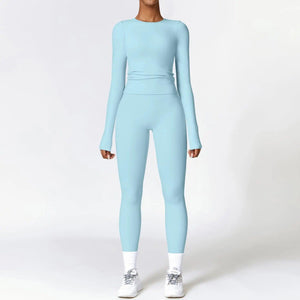 Outdoor Running Sports Set - MRC STORETopMy StoreOutdoor Running Sports Set - MRC STOREMRC STORECJTZ211428629CXLong sleeved pants sky blueL