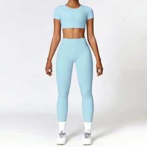Outdoor Running Sports Set - MRC STORETopMy StoreOutdoor Running Sports Set - MRC STOREMRC STORECJTZ211428625YBShort sleeved pants sky blueL