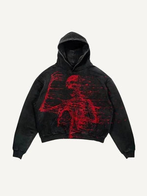 3D Skull Print Colorblock Hoodie - MRC STORETopMy StoreColorblock Skull Print Pocket 3D Hoodie - Multiple Colors - MRC STOREMRC STORECJWY214563245SHModel 8L