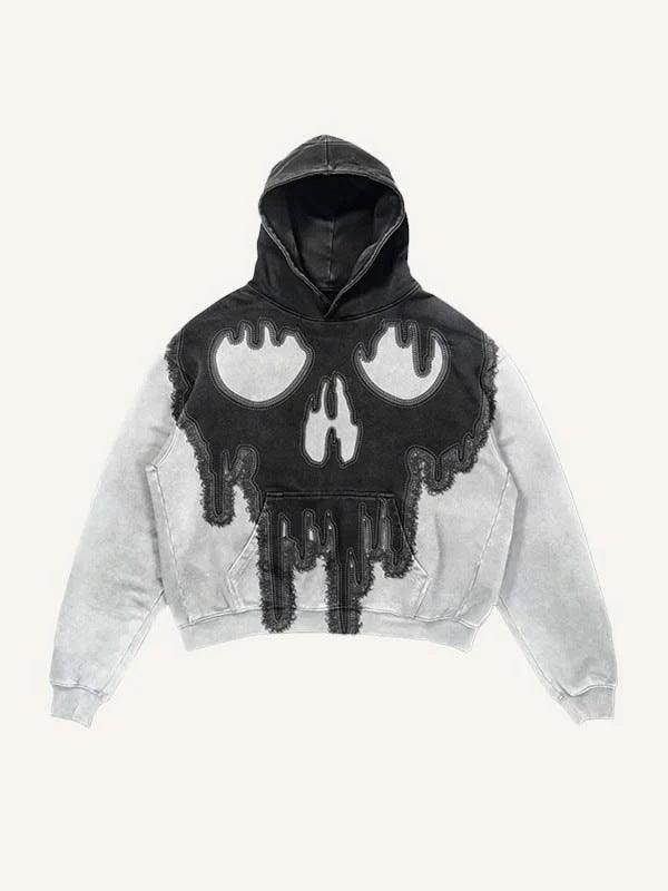 3D Skull Print Colorblock Hoodie - MRC STORETopMy StoreColorblock Skull Print Pocket 3D Hoodie - Multiple Colors - MRC STOREMRC STORECJWY214563203CXStyle 1L