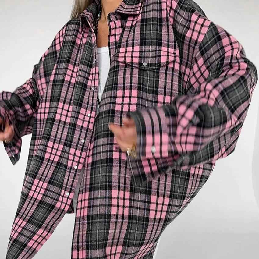Plaid Loose Shirt - MRC STORETopMy StorePlaid Loose ShirtMRC STORECJYD210706703CXPlaidL