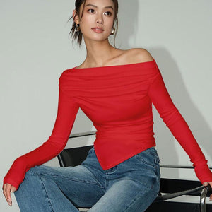 Trendy Street Fashion Long Sleeve - MRC STORETopMy StoreTrendy Street Fashion Long Sleeve - MRC STOREMRC STORECJCS212545603CXRedL