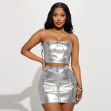 Chic High Elastic Skirt - MRC STORETopMy StoreChic High Elastic Skirt - MRC STOREMRC STORECJLS211304003CXSilverL
