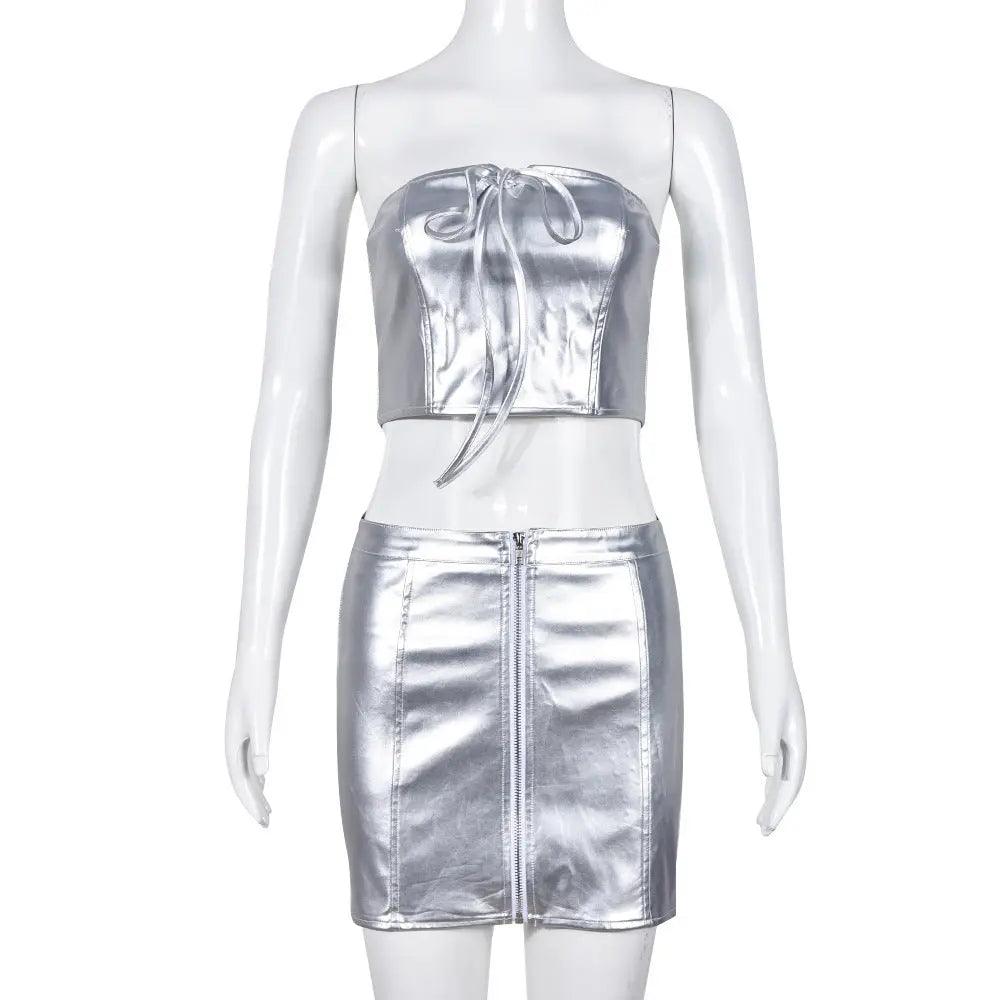 Chic High Elastic Skirt - MRC STORETopMy StoreChic High Elastic Skirt - MRC STOREMRC STORECJLS211304003CXSilverL