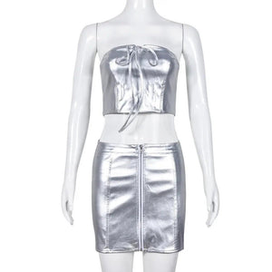 Chic High Elastic Skirt - MRC STORETopMy StoreChic High Elastic Skirt - MRC STOREMRC STORECJLS211304003CXSilverL