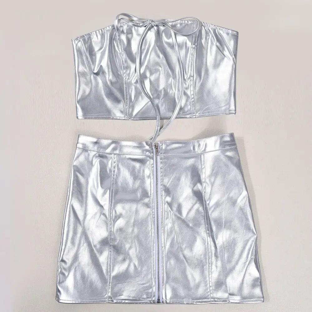Chic High Elastic Skirt - MRC STORETopMy StoreChic High Elastic Skirt - MRC STOREMRC STORECJLS211304003CXSilverL