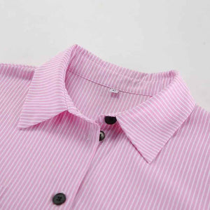 Striped loose-fitting top from My Store, featuring a casual design with bold horizontal stripes and a relaxed fit.