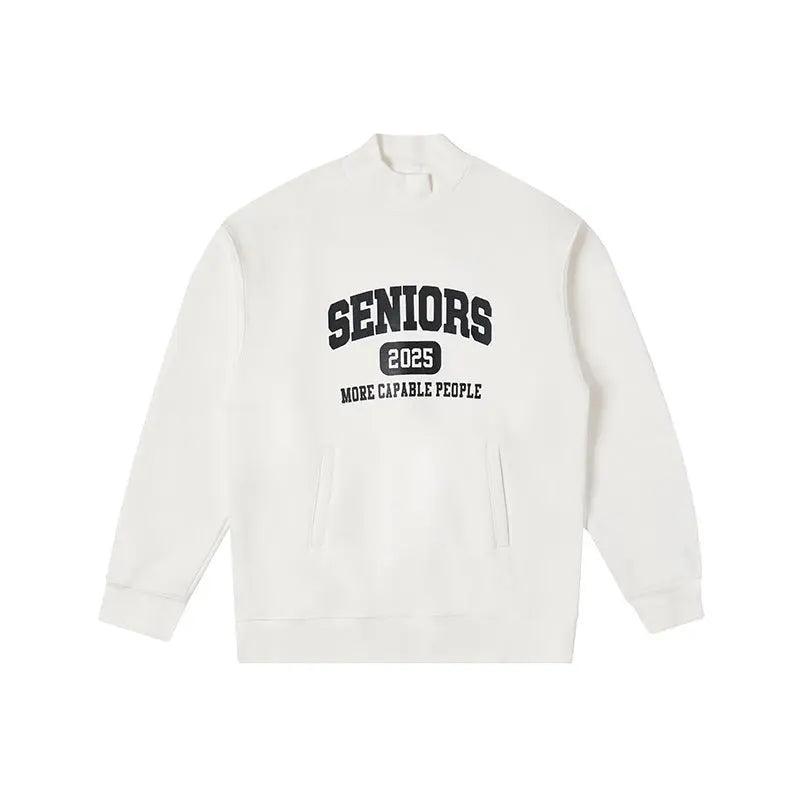 Printed Turtleneck Fleece Sweater - MRC STORETopMy StorePrinted Turtleneck Fleece Sweater - MRC STOREMRC STORECJWY202132302BYWhiteL