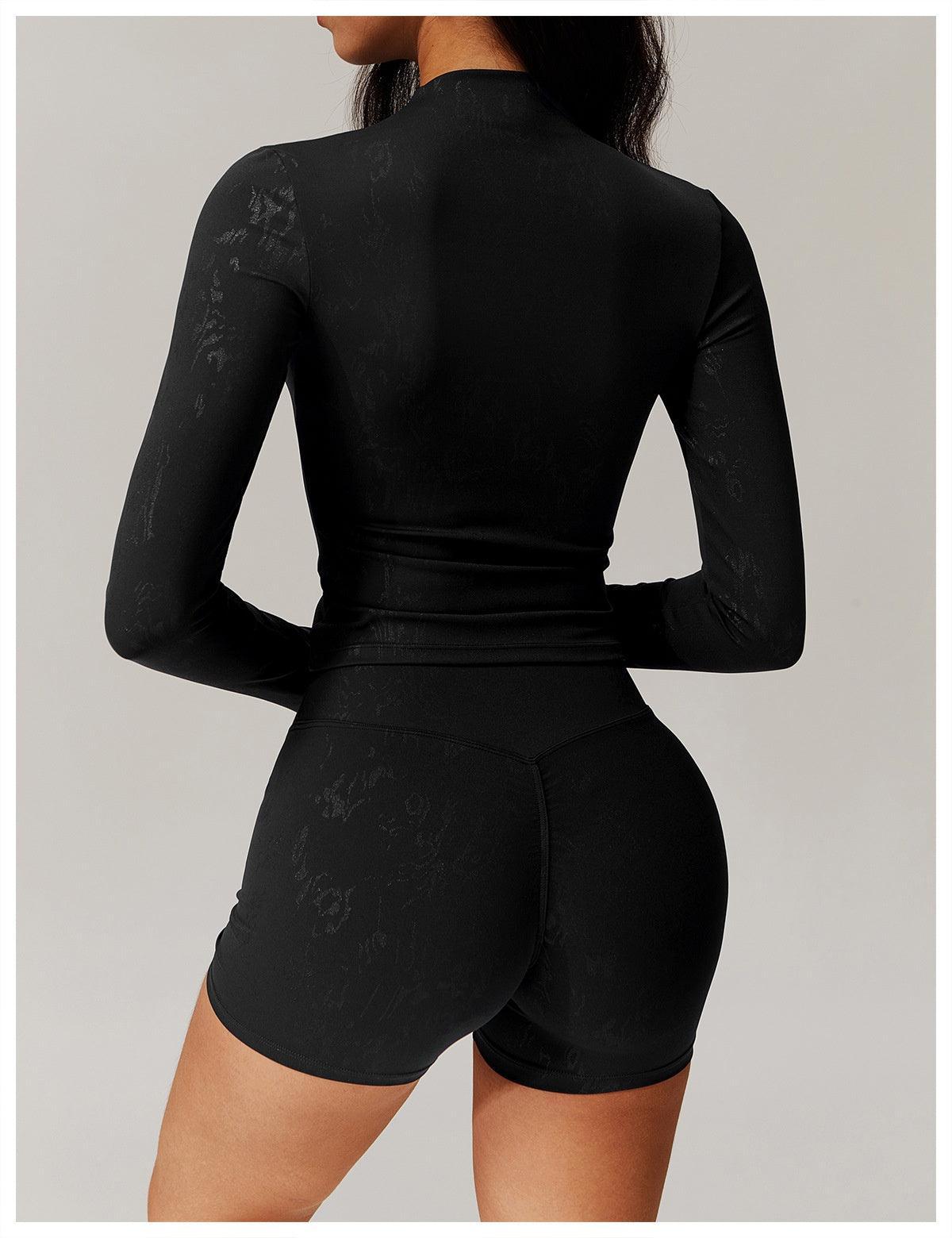 Bronzing Yoga Long Sleeve Top – Activewear - MRC STOREyoga clothesMy StoreBronzing Yoga Top Long sleeved Top – Stylish Activewear for Fitness and Beyond - MRC STOREMRC STORECJDK222532215OLCaramel MochaL
