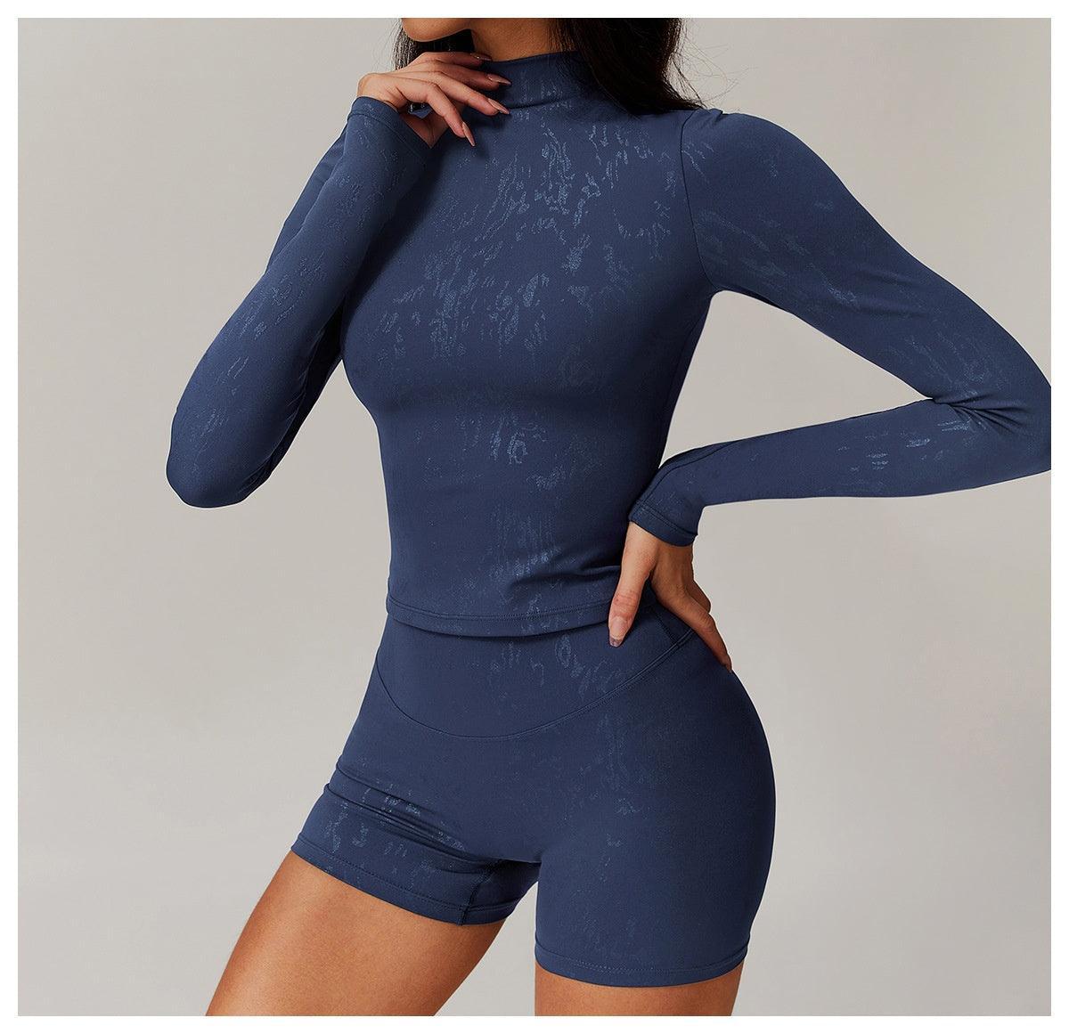 Bronzing Yoga Long Sleeve Top – Activewear - MRC STOREyoga clothesMy StoreBronzing Yoga Top Long sleeved Top – Stylish Activewear for Fitness and Beyond - MRC STOREMRC STORECJDK222532215OLCaramel MochaL