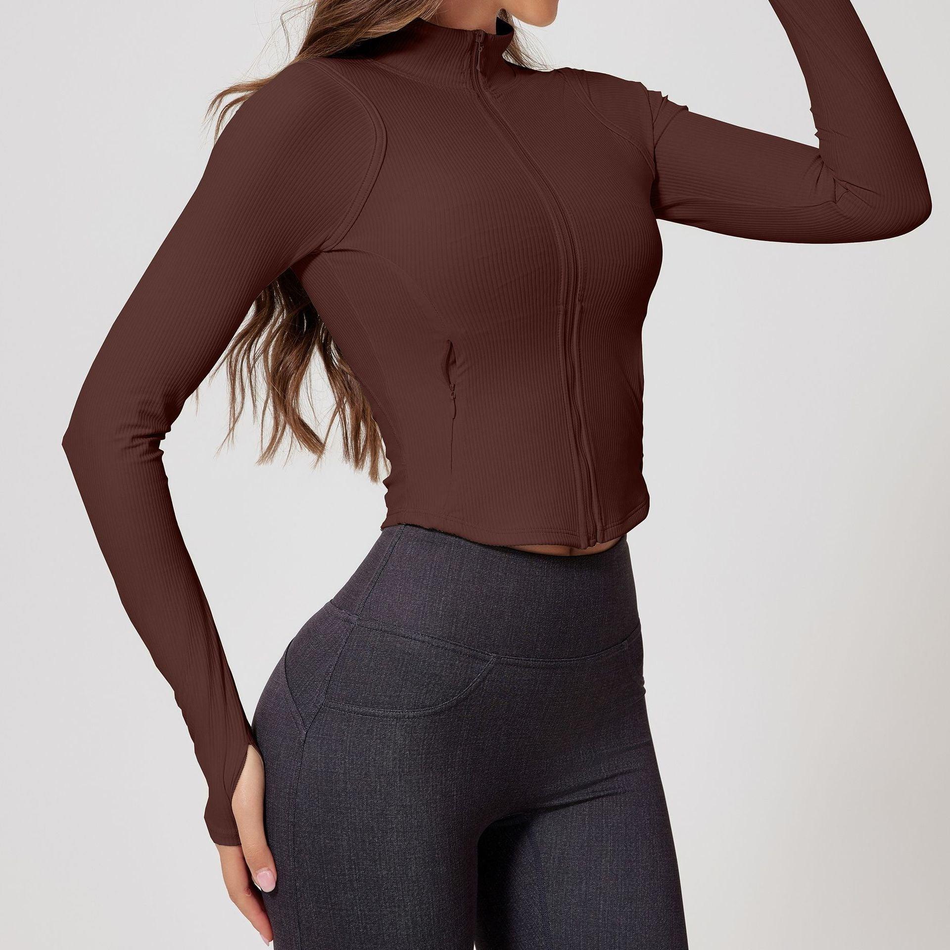 Women's Stand Collar Yoga Jacket – Windproof, Warm, and Moisture Wicking - MRC STOREyoga clothesMy StoreWomen's Stand Collar Yoga Jacket – Windproof, Warm, and Moisture Wicking - MRC STOREMRC STORECJDK218279211KPEspressoL