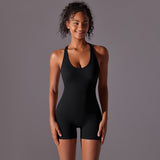 Women’s Yoga Jumpsuit - Short Solid Style - MRC STOREyoga clothesMy StoreWomen’s Yoga Jumpsuit - Short Solid Style My Store  22.68MRC STORECJDK231148806FUBlackL