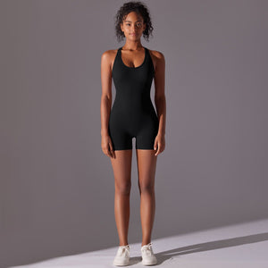 Women’s Yoga Jumpsuit - Short Solid Style - MRC STOREyoga clothesMy StoreWomen’s Yoga Jumpsuit - Short Solid Style My Store MRC STORECJDK231148809IRWine RedL